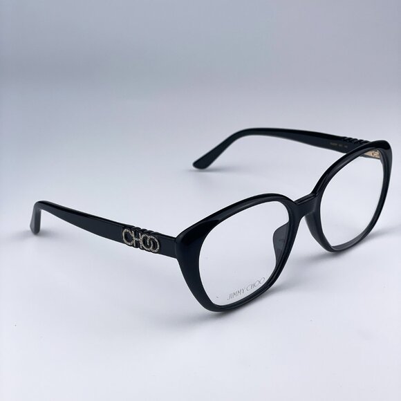 NEW Jimmy Choo JC252/F 807 Black Square Women Eyeglasses - Picture 8 of 9